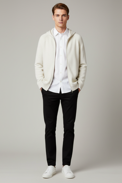 Men’s Thick Hooded Cardigan