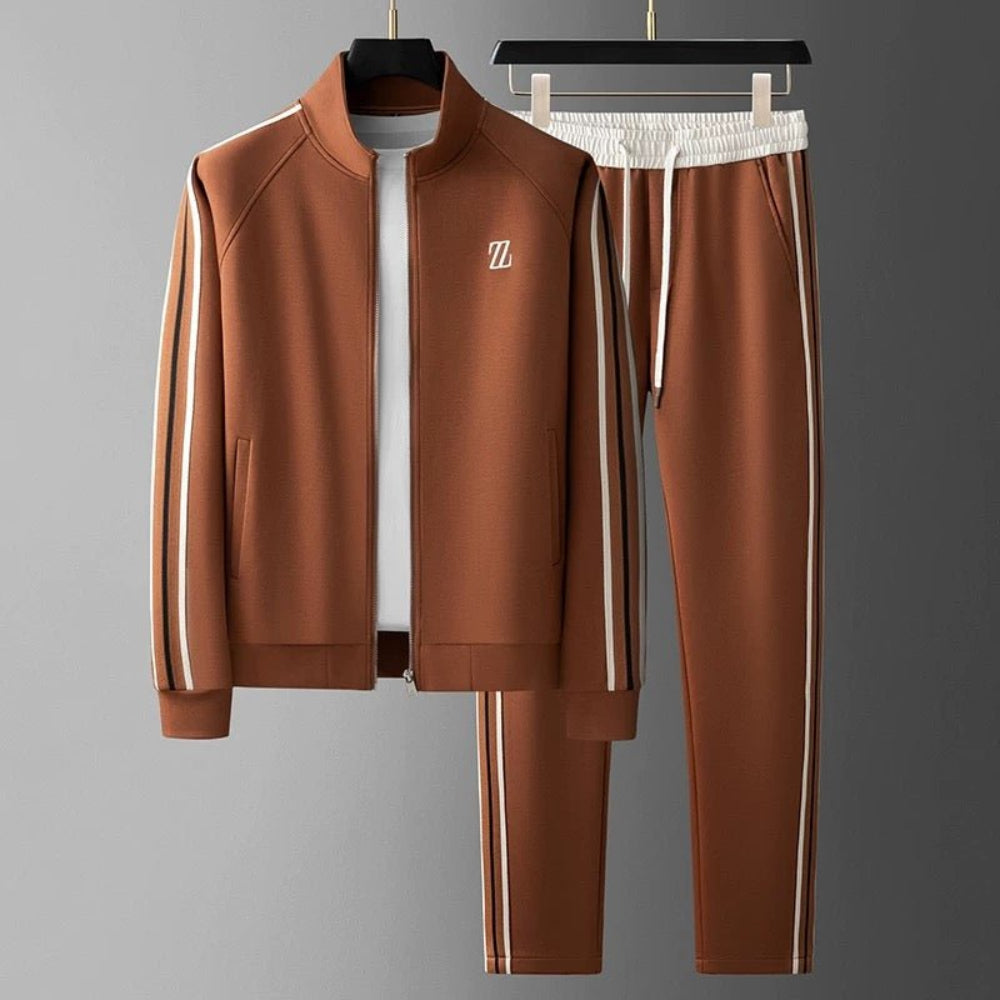 Athletic Sportswear Tracksuit Pants Jacket Set - BritishElegance