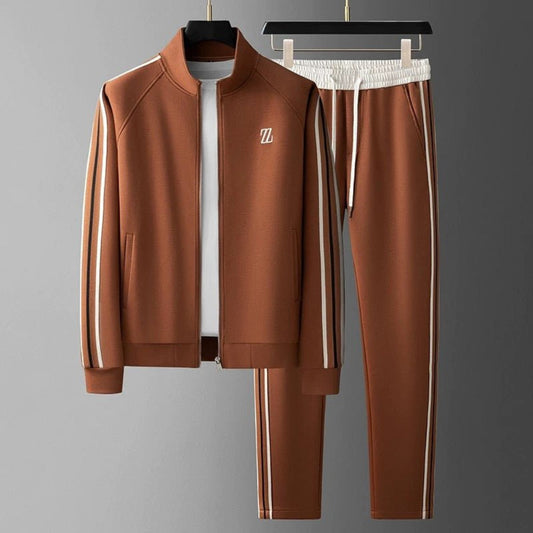 Athletic Sportswear Tracksuit Pants Jacket Set - BritishElegance