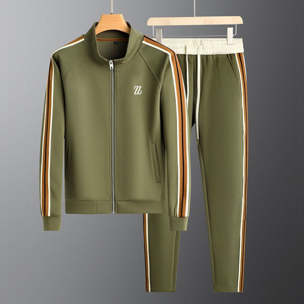 Athletic Sportswear Tracksuit Pants Jacket Set