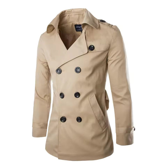 Men’s Double Breasted Trench Coat