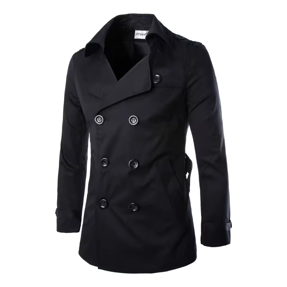Men’s Double Breasted Trench Coat