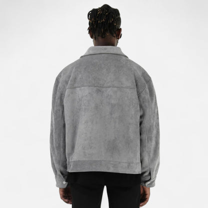 Men’s Minimalist Textured Shacket