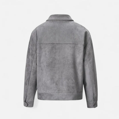 Men’s Minimalist Textured Shacket