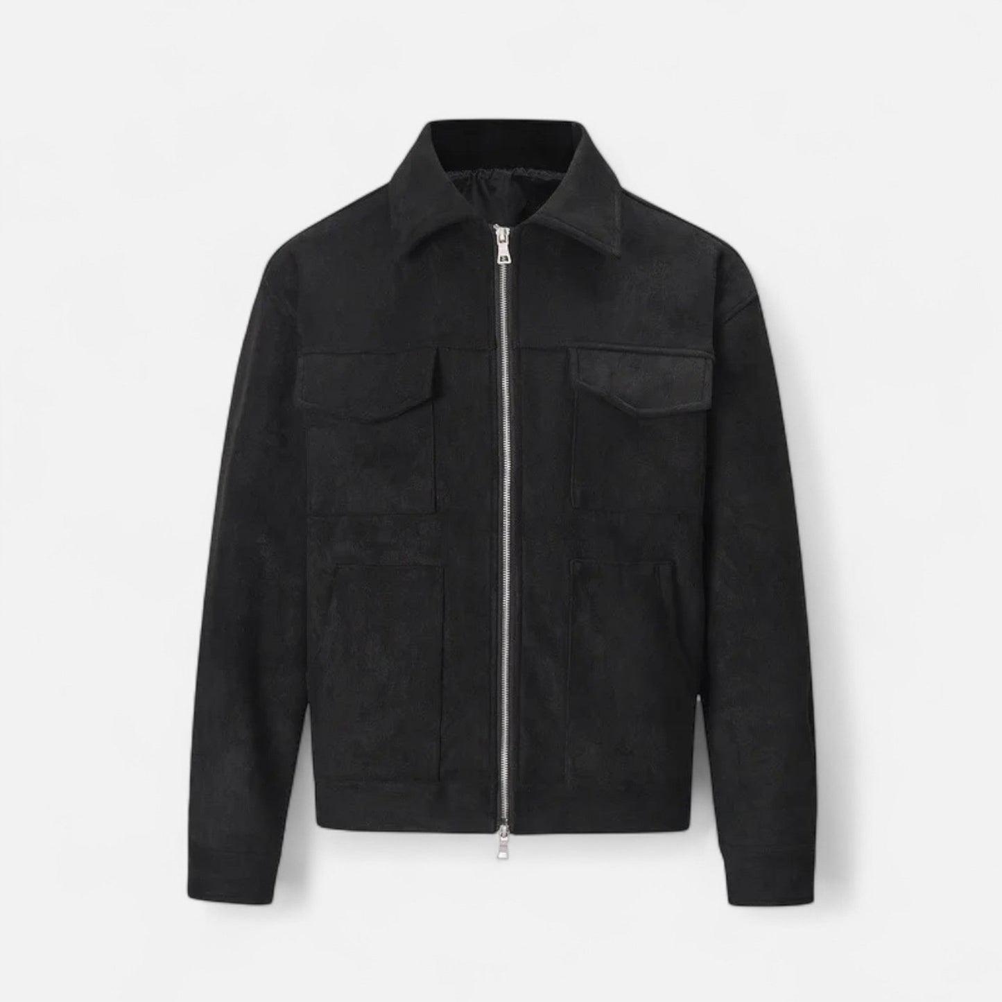 Men’s Minimalist Textured Shacket
