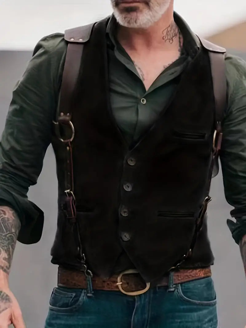 Classic Fit Men's Vest - BritishElegance