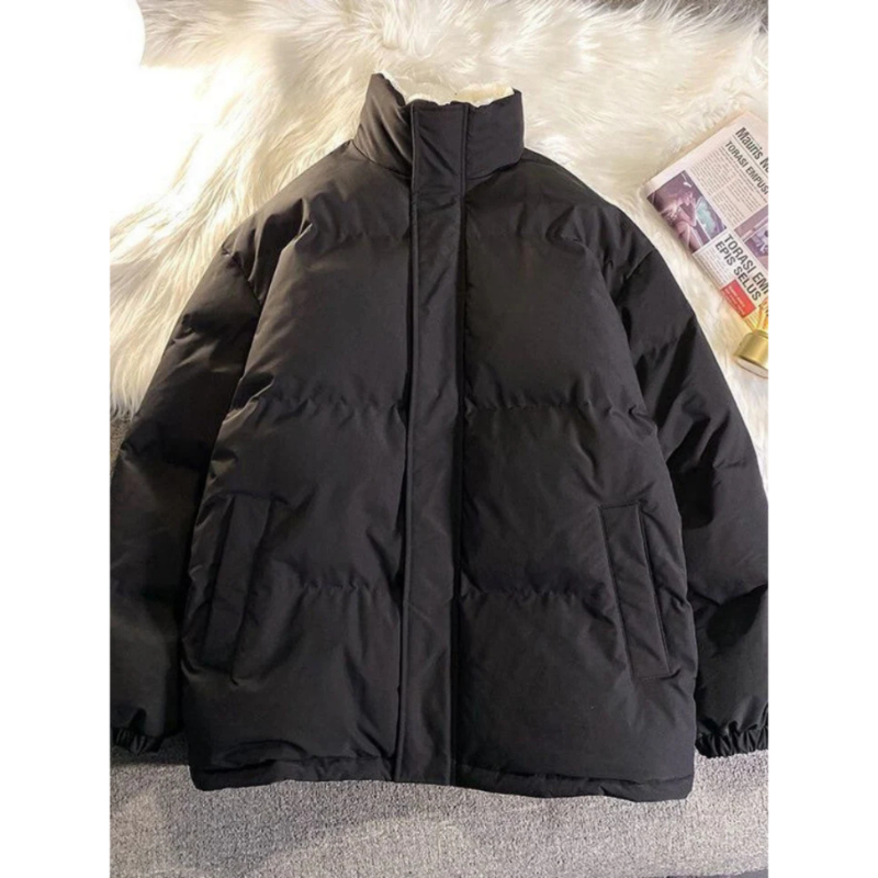 Hunter | Warm Mock Neck Puffer Jacket for Men’s Winter Wear