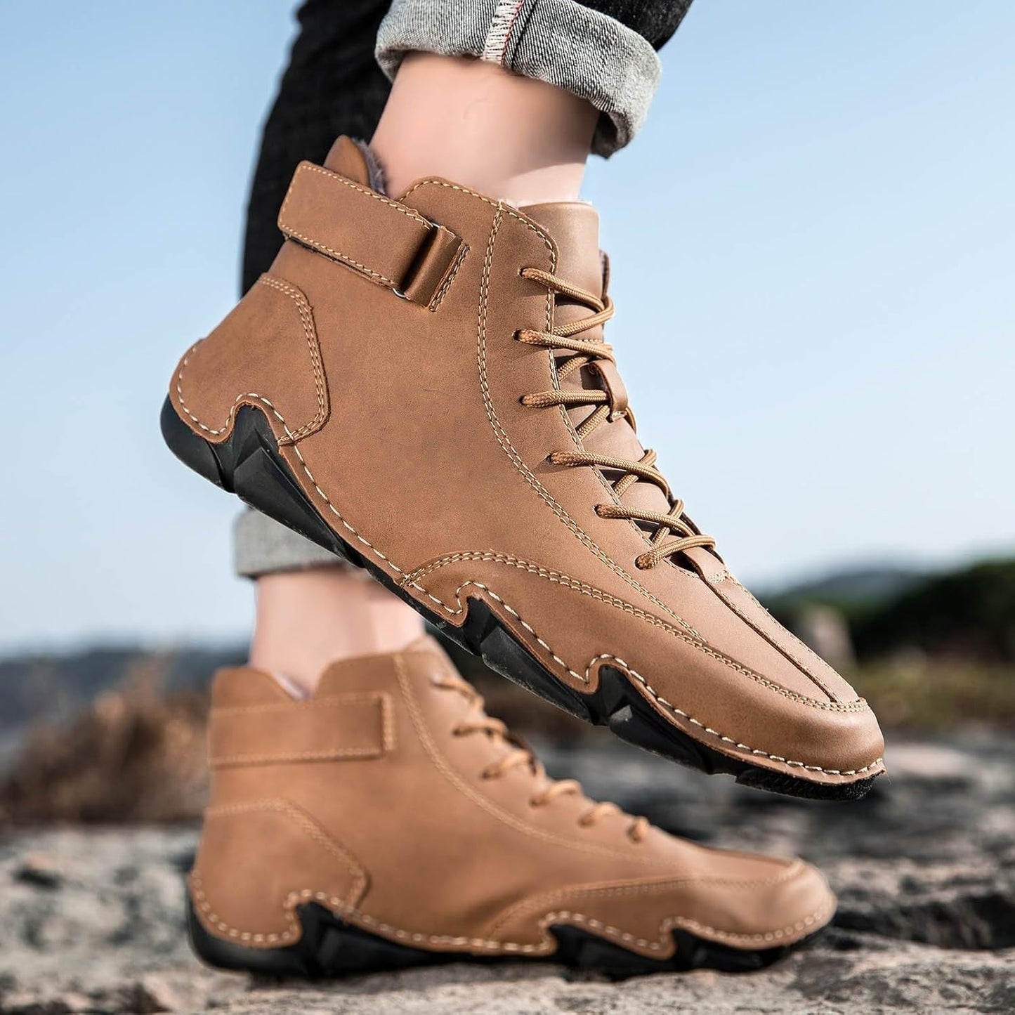 Waterproof Hiking Shoes for Men with Good Grip