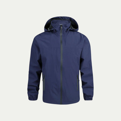 Men’s Minimalist Lightweight Hooded Windbreaker