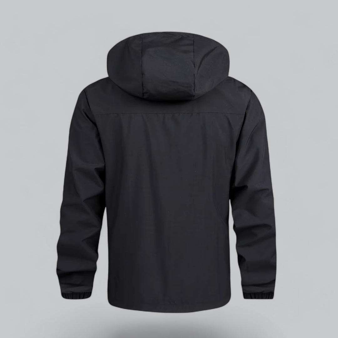 Men’s Lightweight Water-Resistant Hooded Jacket