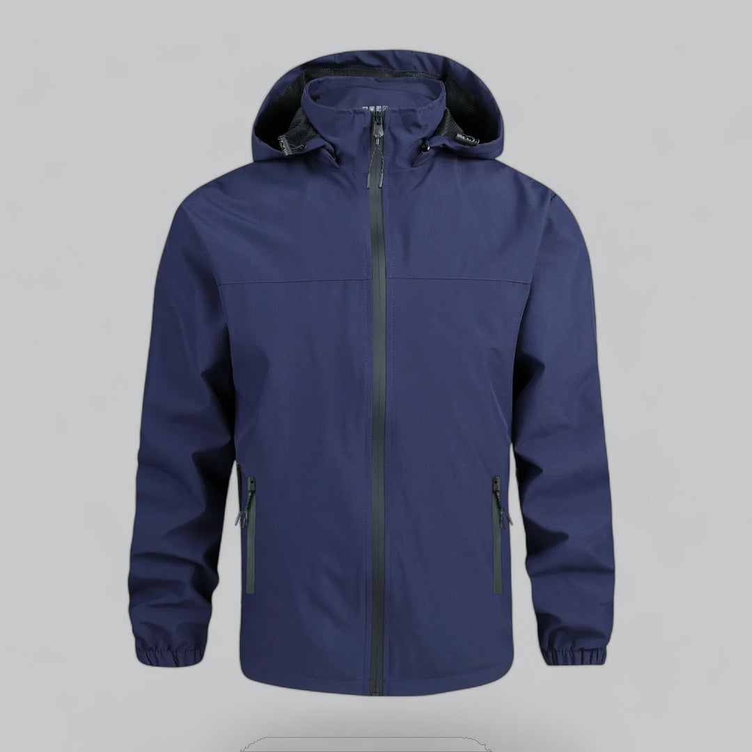 Men’s Lightweight Water-Resistant Hooded Jacket
