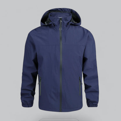Men’s Lightweight Water-Resistant Hooded Jacket