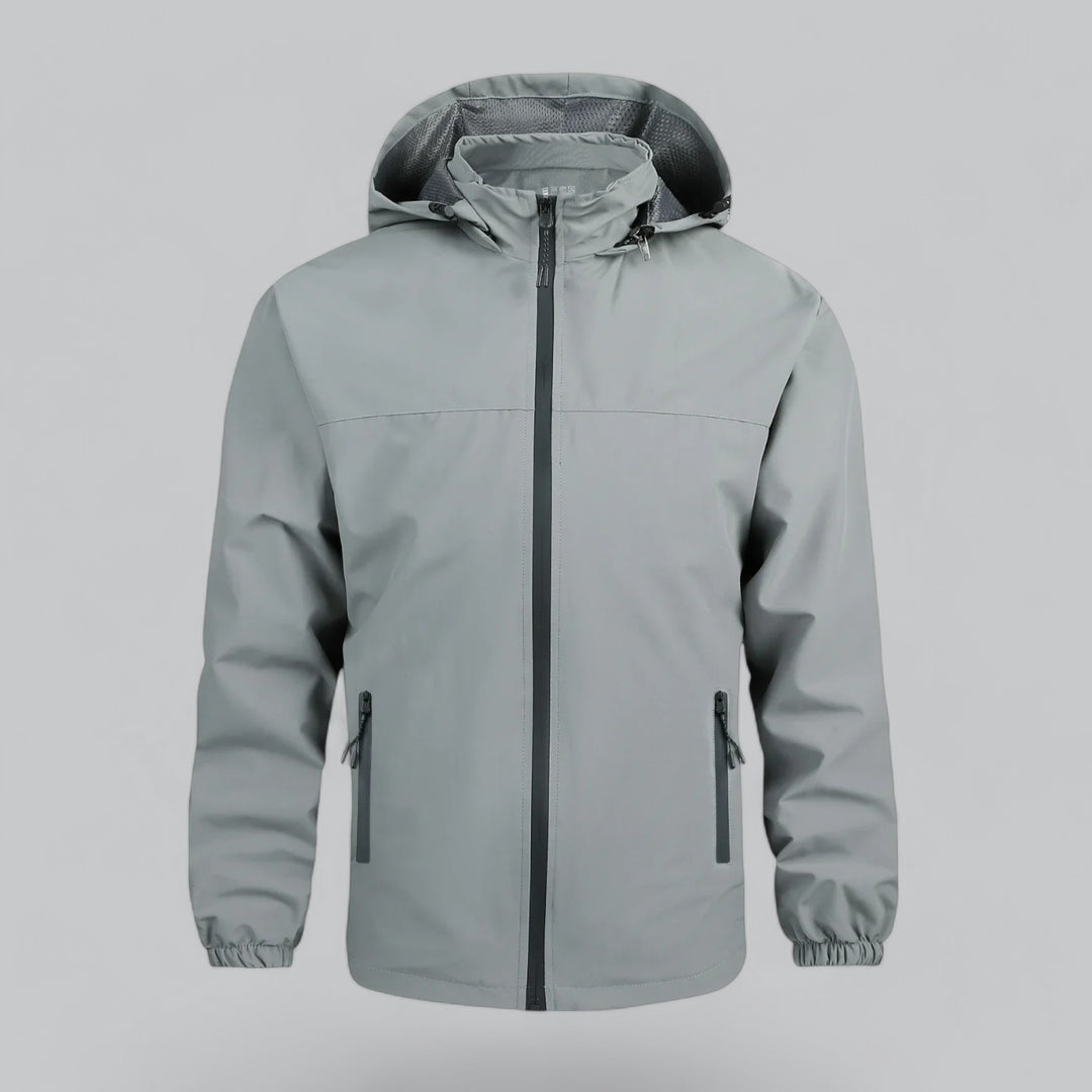 Men’s Lightweight Water-Resistant Hooded Jacket