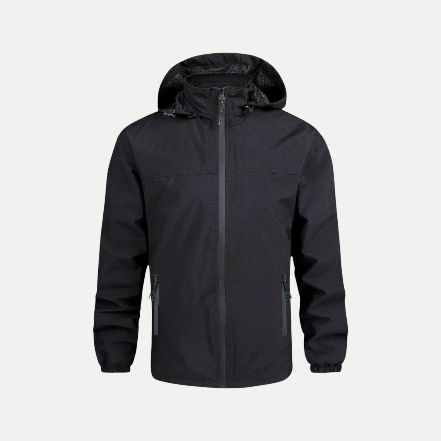 Men’s Minimalist Lightweight Hooded Windbreaker
