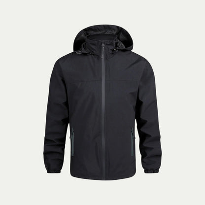 Men’s Minimalist Lightweight Hooded Windbreaker