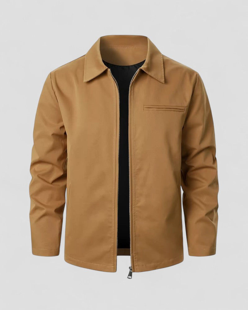 Men's Windproof Zip Up Street Style Jacket