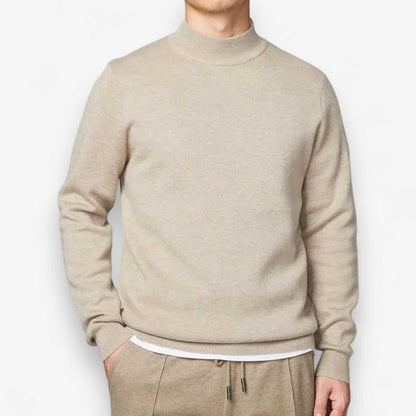 Brian | Men's Half Turtleneck Knit Sweater