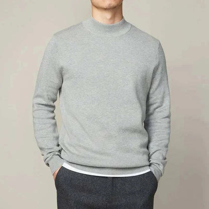 Brian | Men's Half Turtleneck Knit Sweater