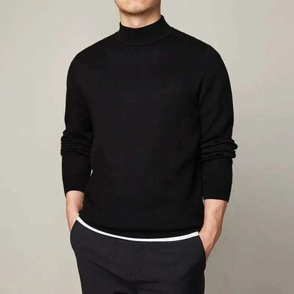 Daniel | Men's High Neck Half-Zip Sweater