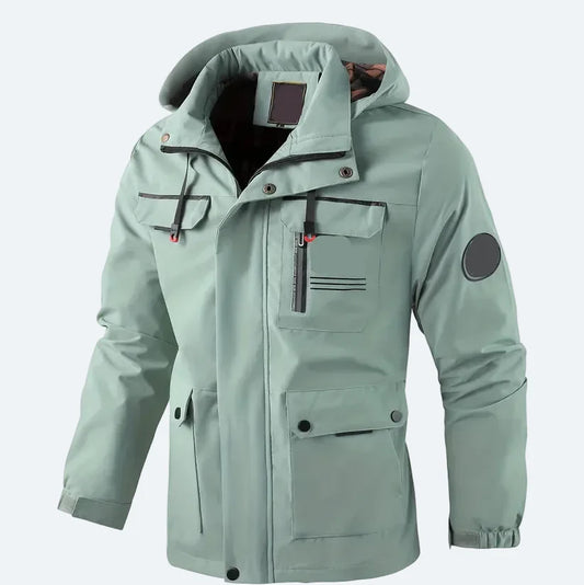 Waterproof Insulated Men's Parka Coat with Hood - BritishElegance