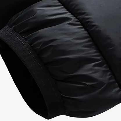 Men’s Fur Collar Quilted Puffer Bomber