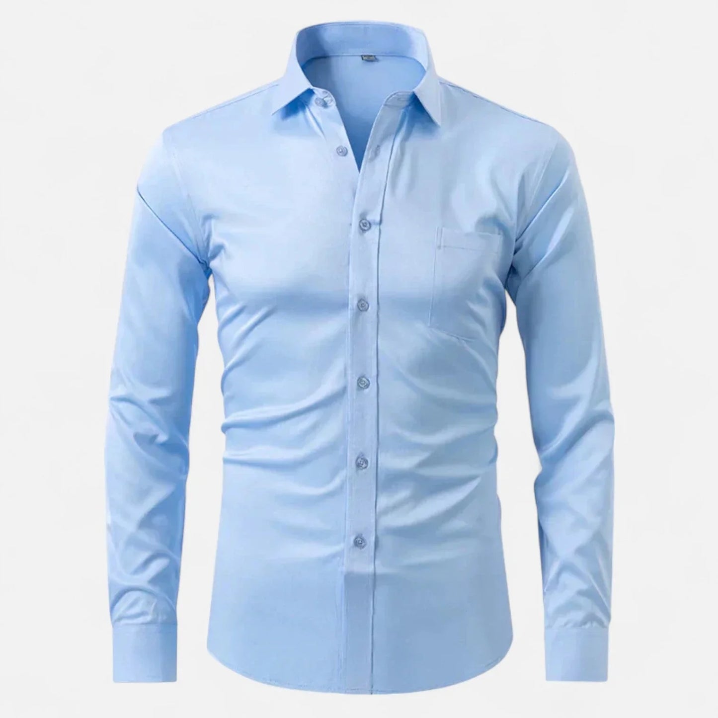 Slim Fit Easy Care Dress Shirt for Men