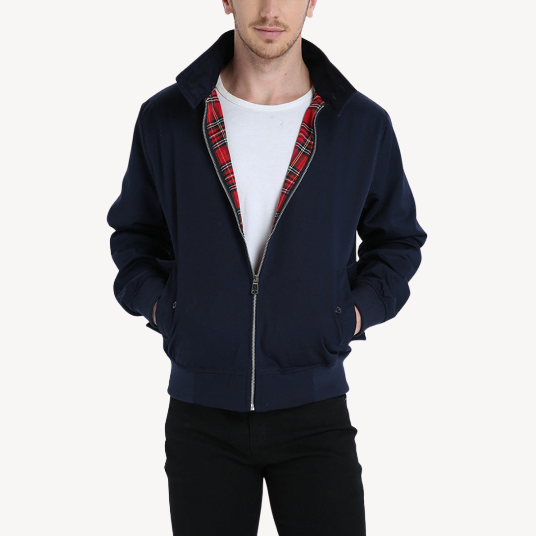 Men’s Classic Tartan Harrington Jacket