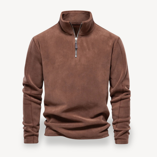 Men’s Essential Fleece Zip Pullover