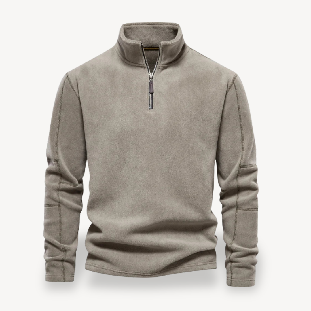 Men’s Essential Fleece Zip Pullover