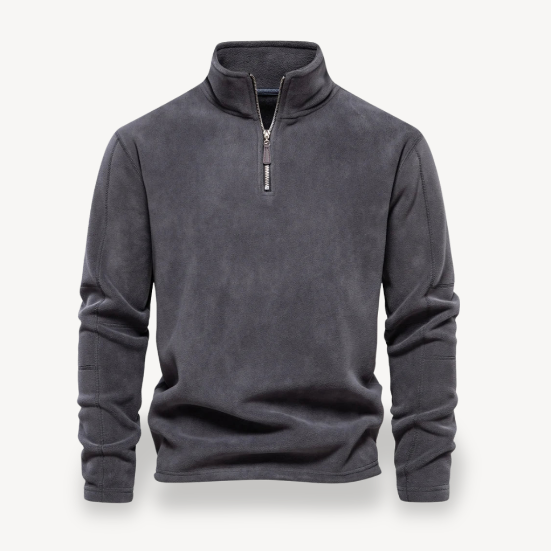 Men’s Essential Fleece Zip Pullover