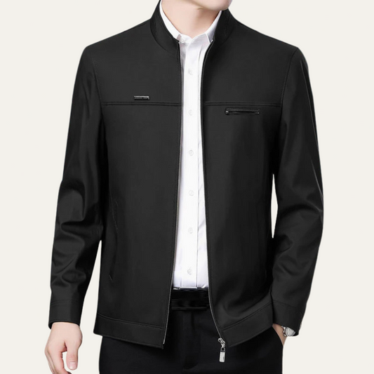 Men’s Mandarin Collar Casual Jacket