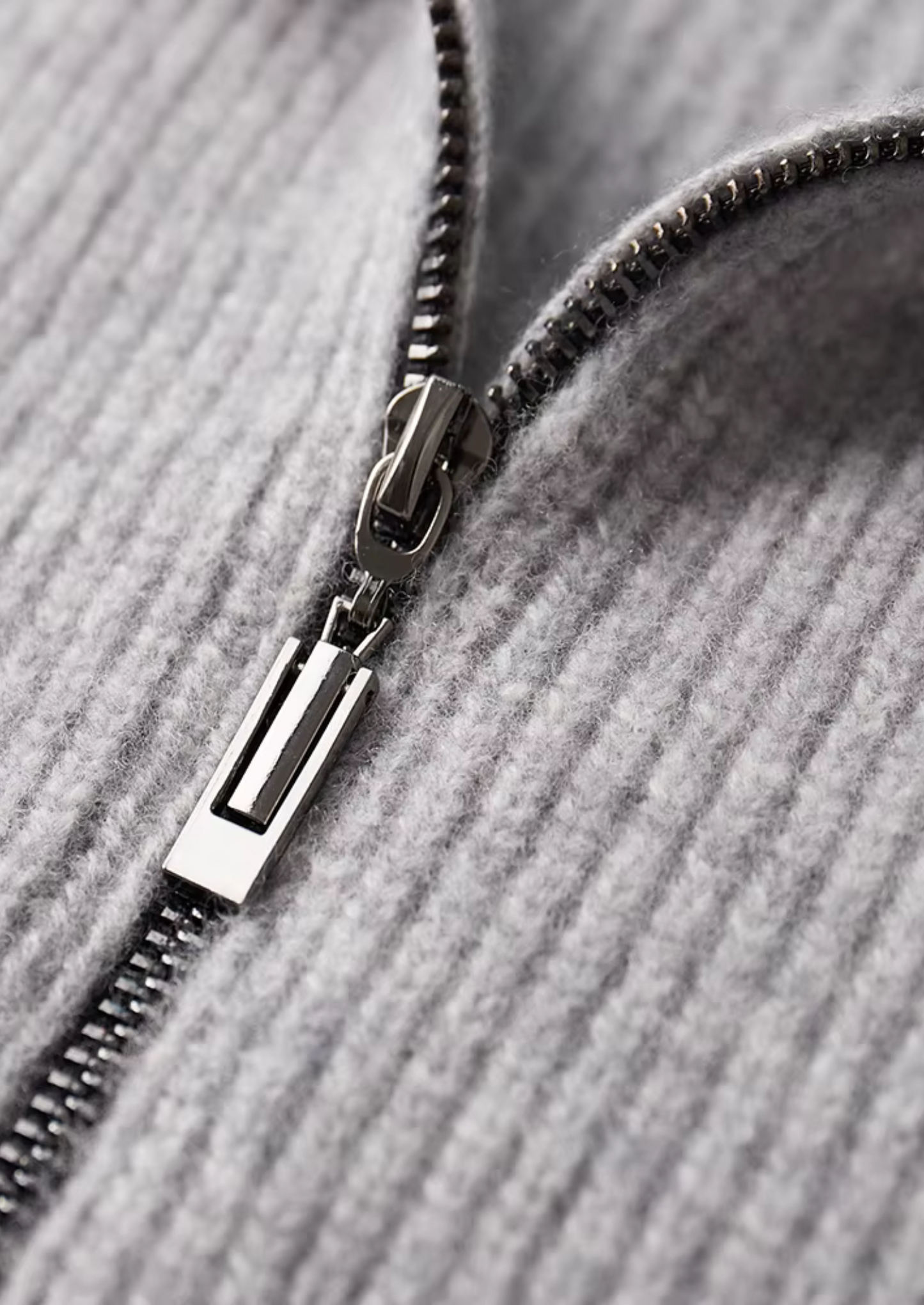 Men’s Ribbed Full-Zip Cardigan
