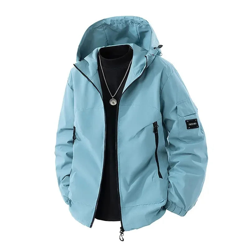 Lincoln | Men’s Hooded Oversized Puffer Jacket for Cold Ski Days