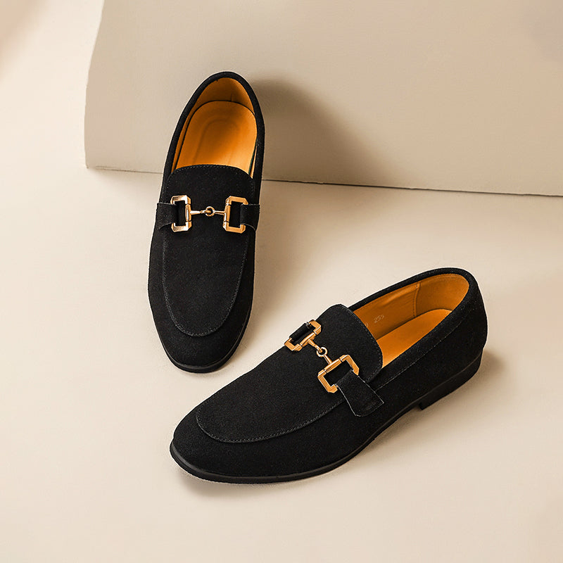 Men’s Almond Toe Horse bit Loafers – Semi-Formal Elegance
