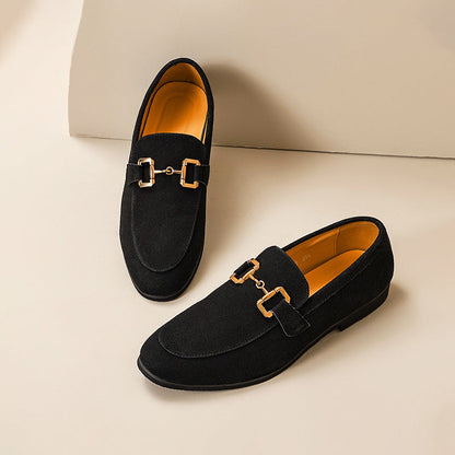 Men’s Almond Toe Horse bit Loafers – Semi-Formal Elegance