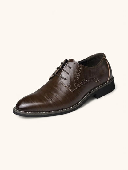 Men’s Brogue Oxford Dress Shoes – Classic Formal Elegance