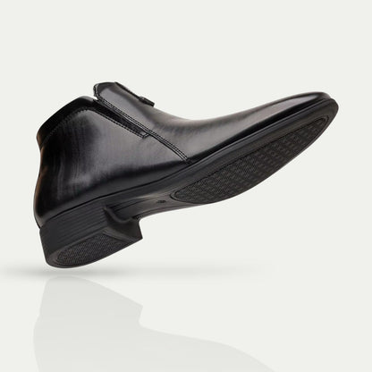 Men’s Classic Ankle Boots – Polished Finish with Modern Edge