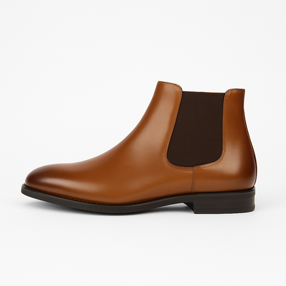 Men’s Polished Leather Chelsea Dress Boot