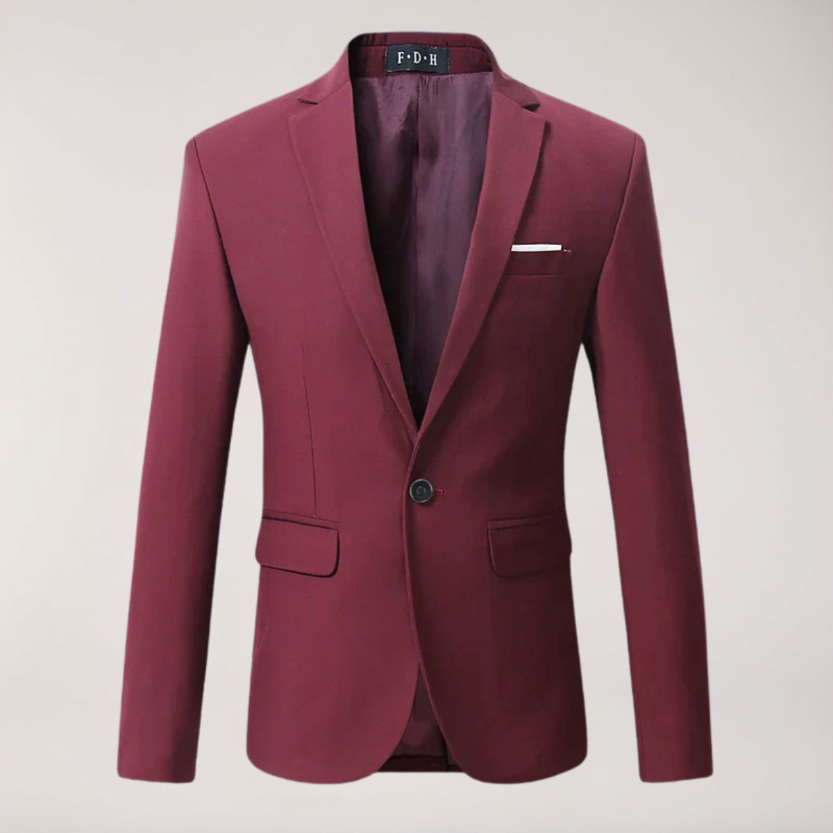 Men's Classic Formal Plain Tailored Blazer