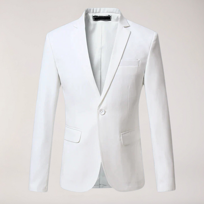Men's Classic Formal Plain Tailored Blazer
