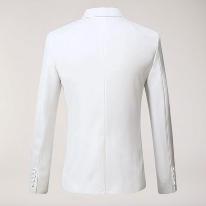Men's Classic Formal Plain Tailored Blazer