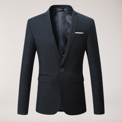 Men's Classic Formal Plain Tailored Blazer