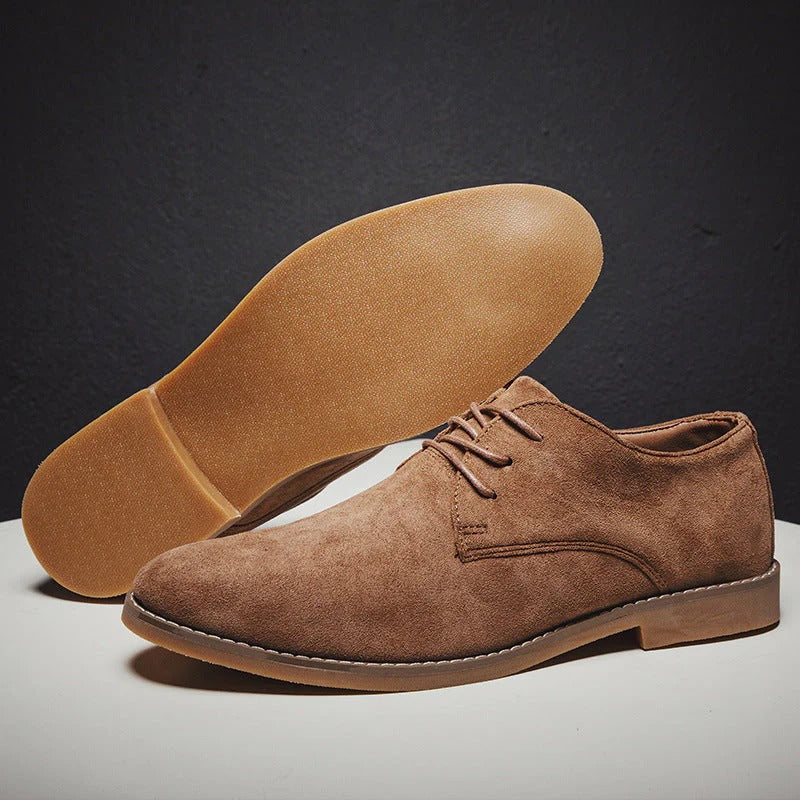 Men’s Rugged Moc Toe Wedge Work Boot