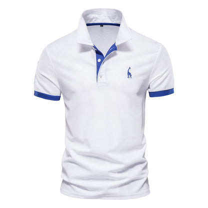 Men’s Classic Short-Sleeved Polo Shirt – Smart Casual Summer Essential