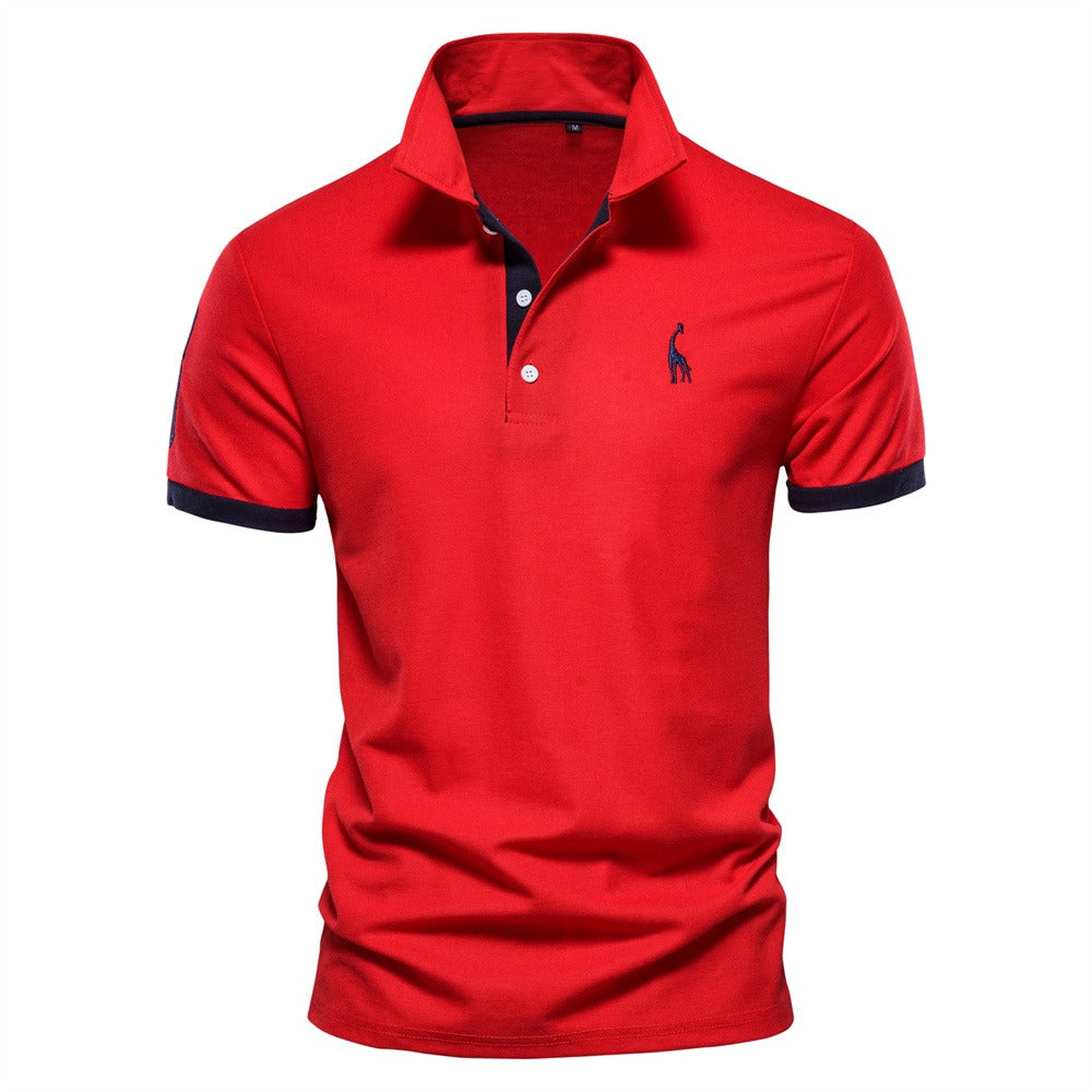 Men’s Classic Short-Sleeved Polo Shirt – Smart Casual Summer Essential