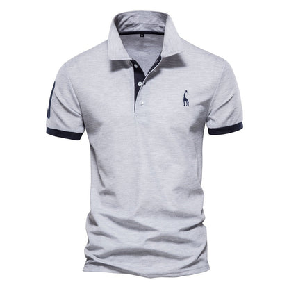 Men’s Classic Short-Sleeved Polo Shirt – Smart Casual Summer Essential