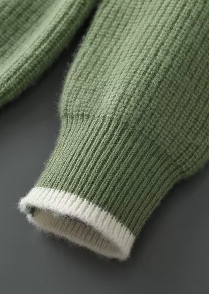 Men’s Crew Neck Knitted Sweater – All-Season Smart Casual Essential