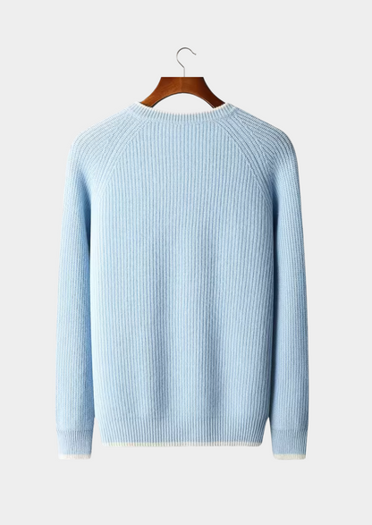 Men’s Crew Neck Knitted Sweater – All-Season Smart Casual Essential