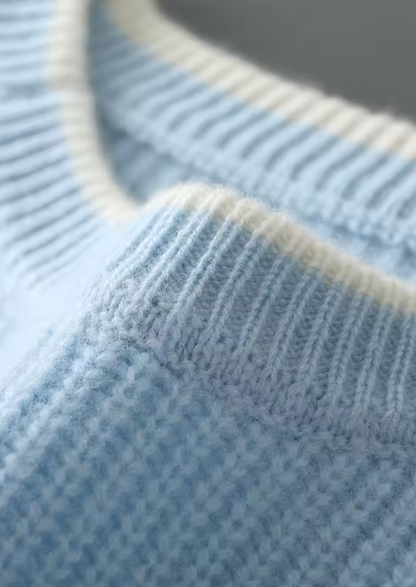 Men’s Crew Neck Knitted Sweater – All-Season Smart Casual Essential