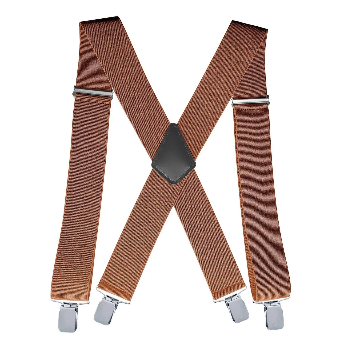 Men’s Heavy-Duty Suspenders – Wide Adjustable Y-Back Braces